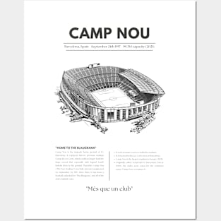 Camp Nou Stadium Posters and Art